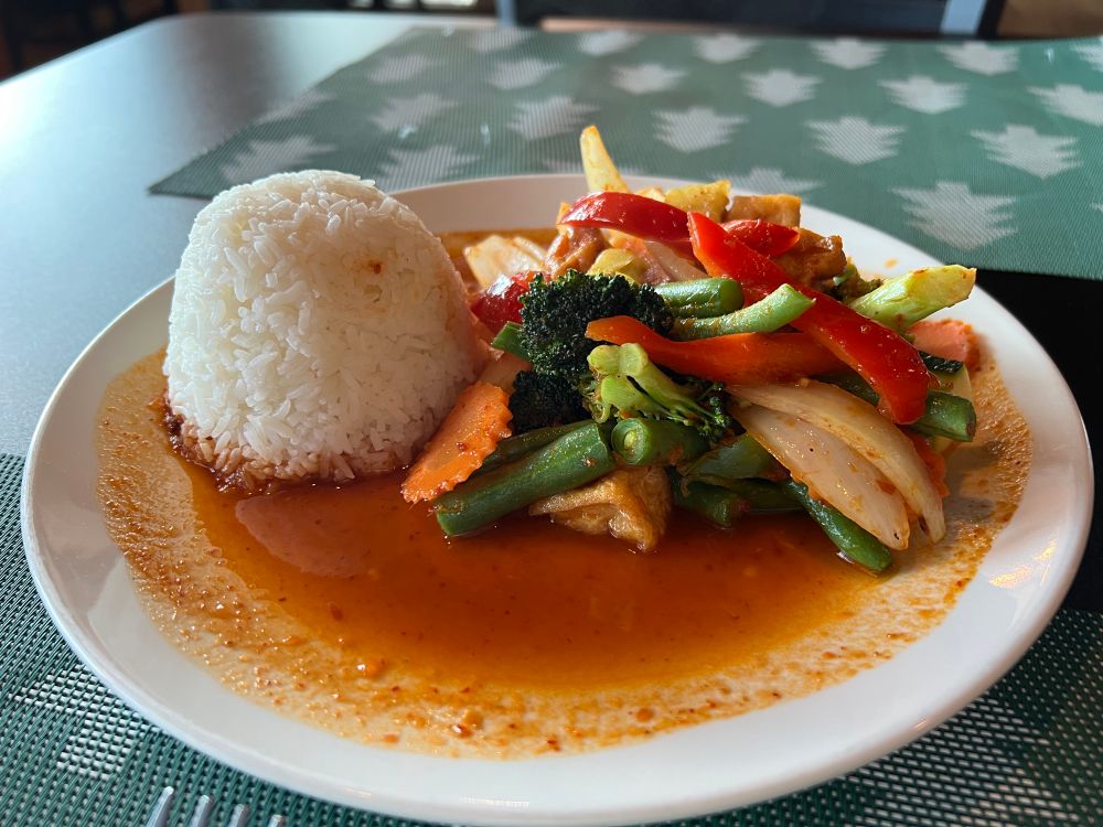 Tofu Prik King with Jasmine Rice 🍚 