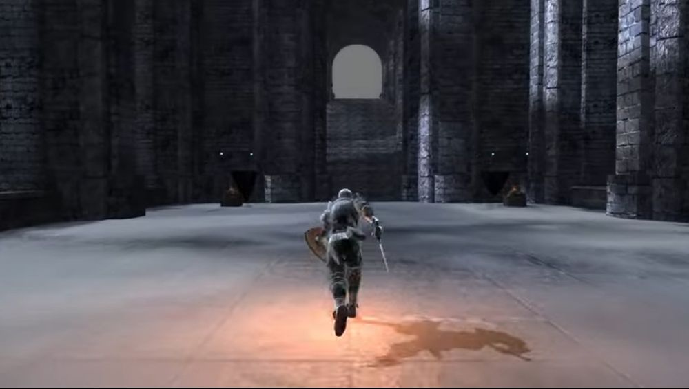 The start of the second level of the northern limit. There are boxes behind the shadowlurkers, because at the time I was testing object break events. These are not present in the original map.