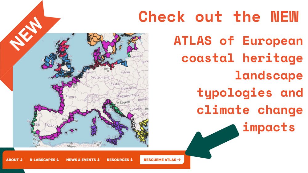 Check out the new ATLAS of European coastal heritage landscape typologies and climate change impacts