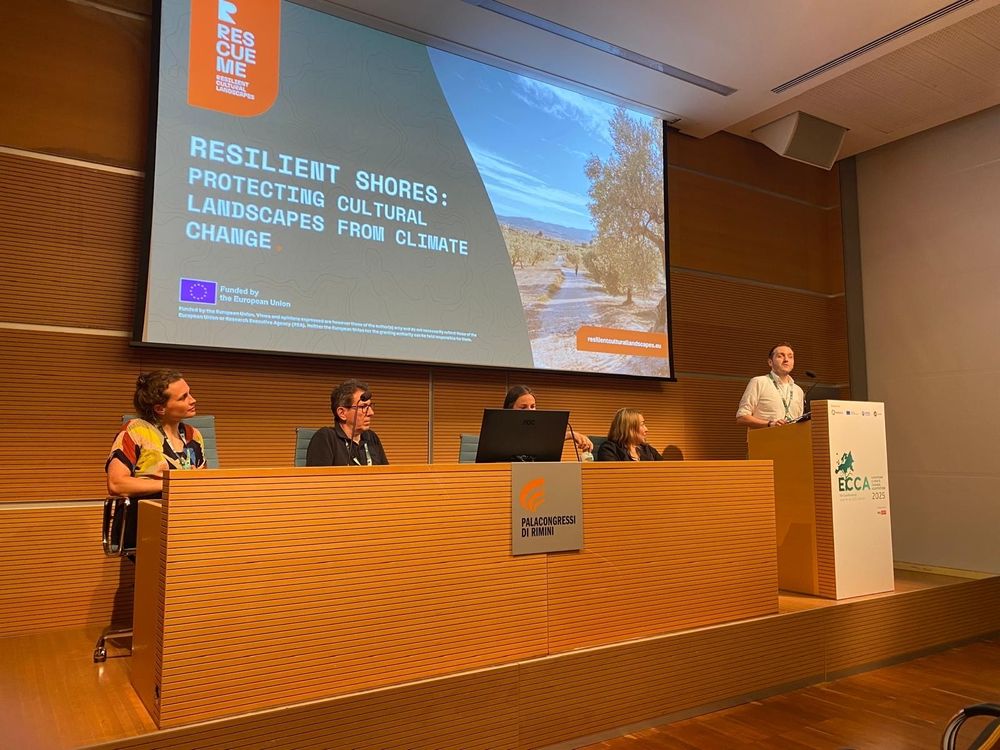 Panellists presenting the RescueME project