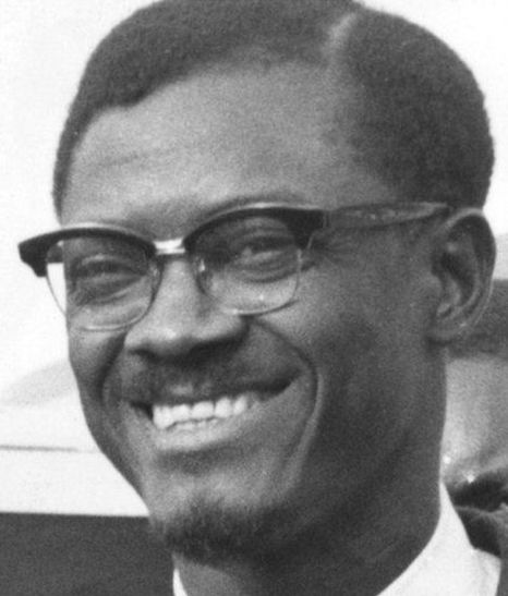 Patrice Lumumba with a smiling face