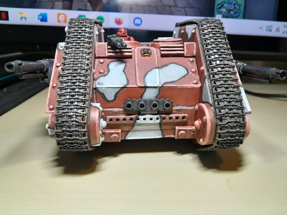 Scratch build land raider front view