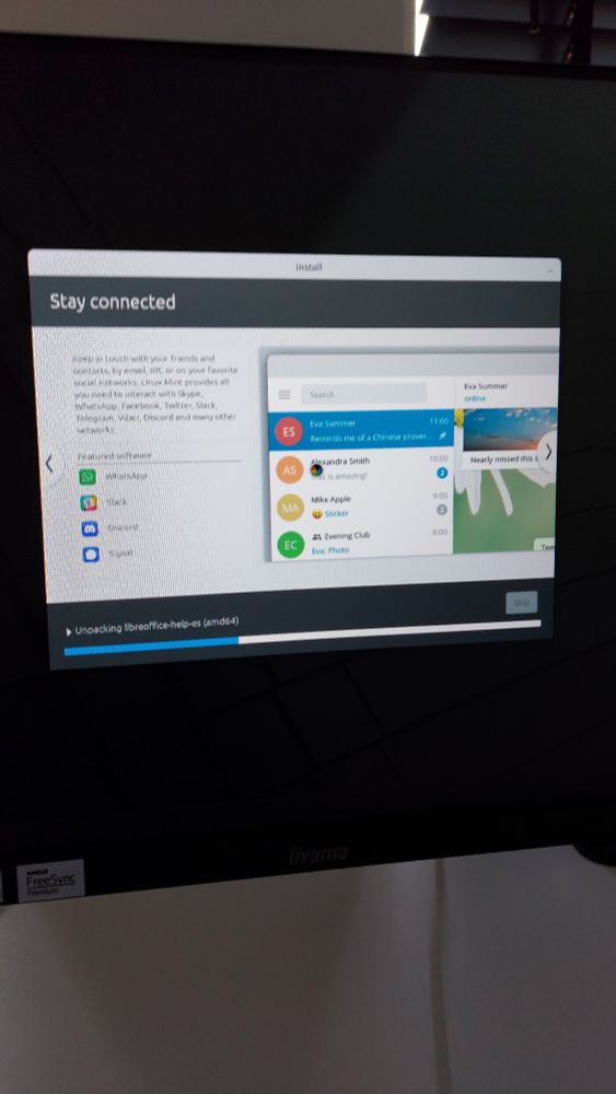 Linux Mint installer