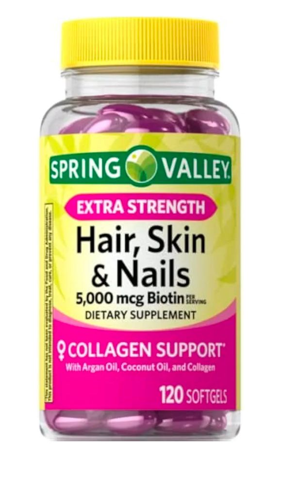 Spring Valley Extra Strength Hair, Skin & Nails