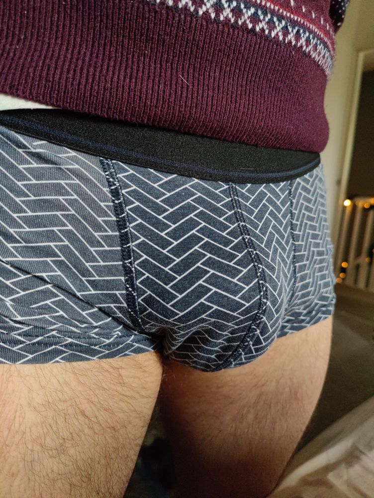 The Husbando bulge hiding in his boxers