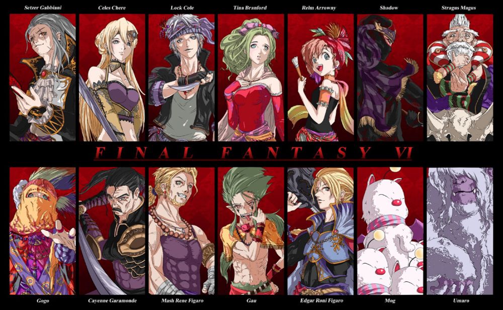 Participe da campanha Final Fantasy VI Pixel Remaster