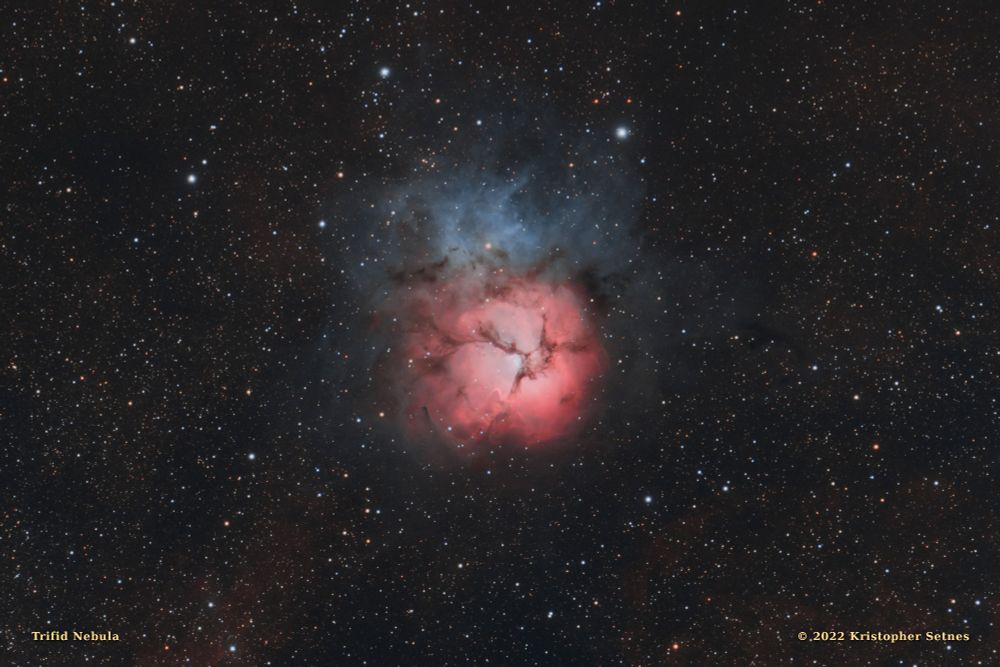 Messier 20, the Trifid Nebula