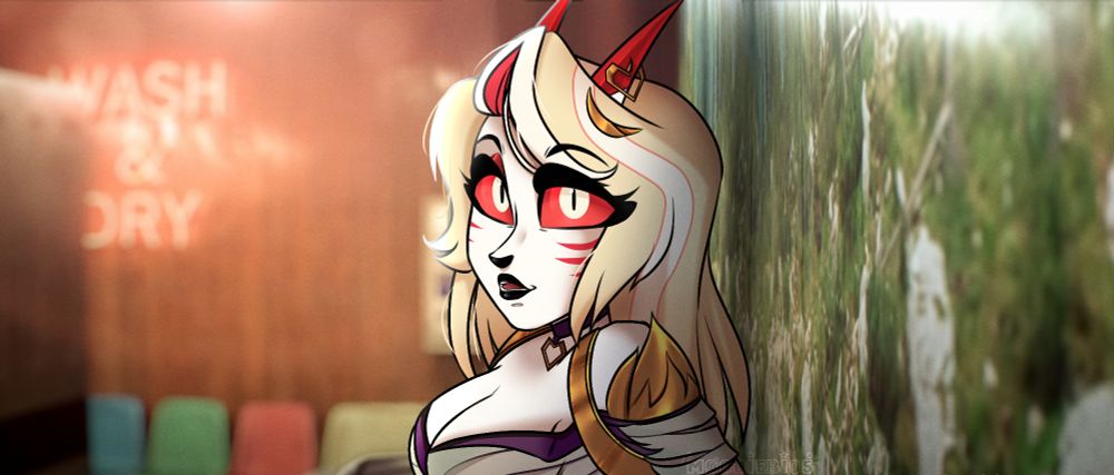 Charlie as Ahri from the "K/DA Popstars" MV