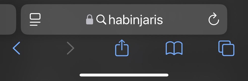 Search bar: habinjaris 