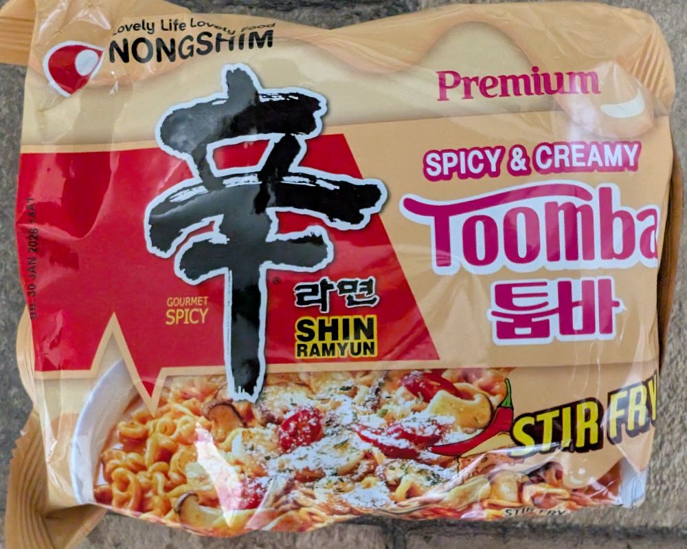 Shin Roomba stir fry spicy ramen. Hell yeah