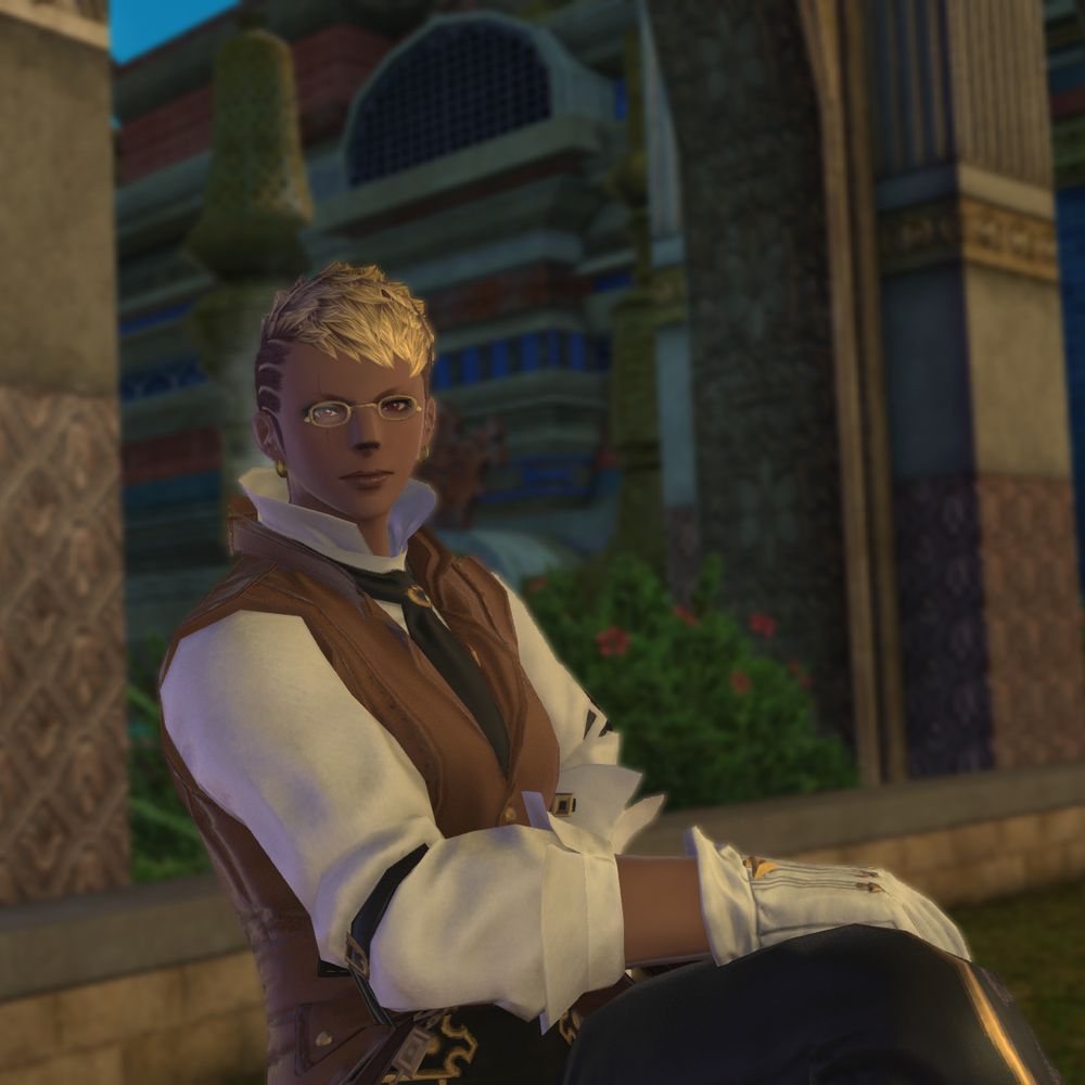 The old look (a hellsguard roegadyn)