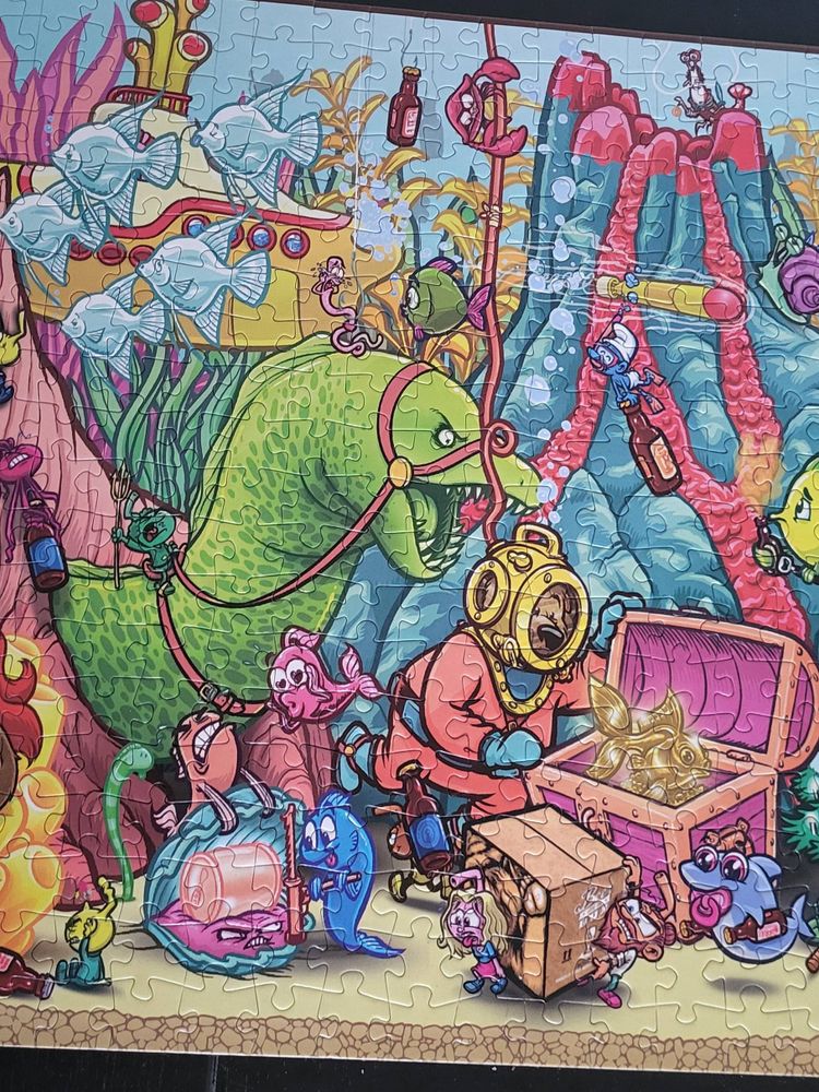 A fully solved puzzle