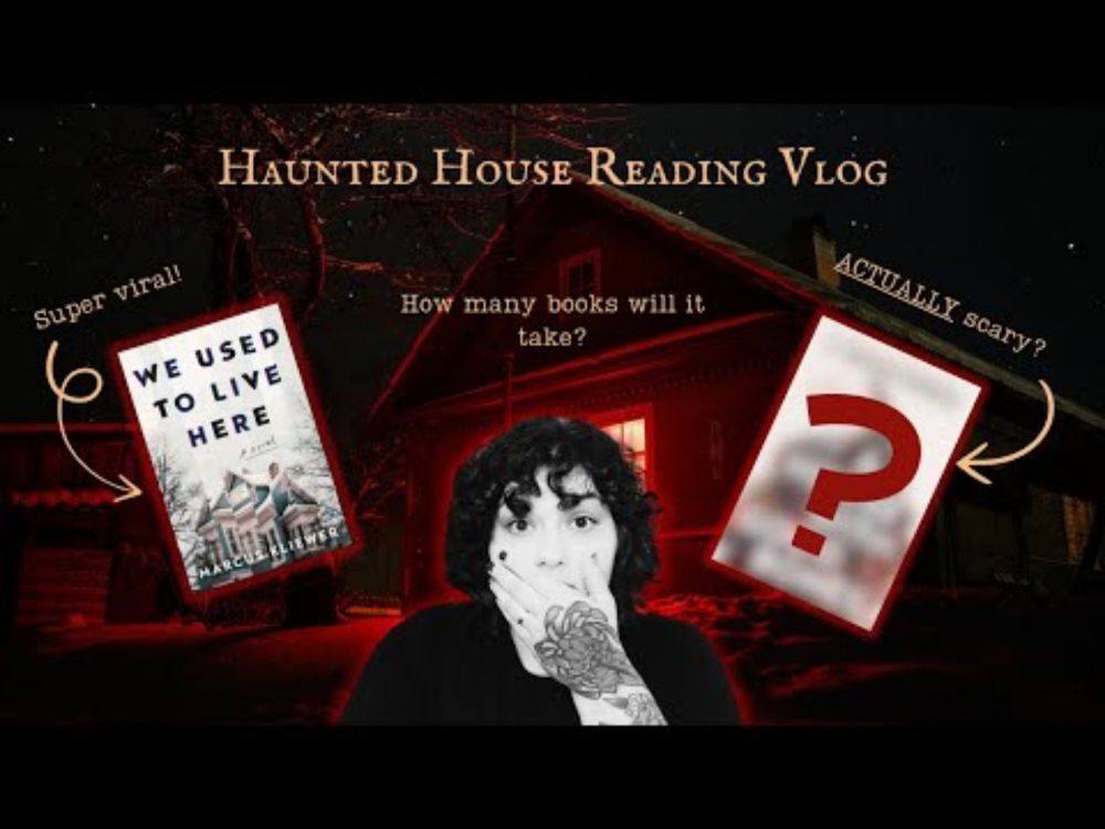 how many haunted house books will it take to scare me? | reading vlog