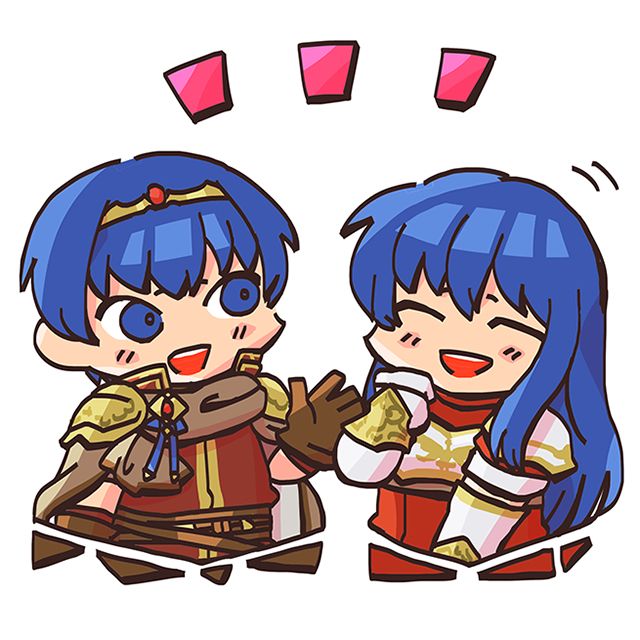 Marth and caeda