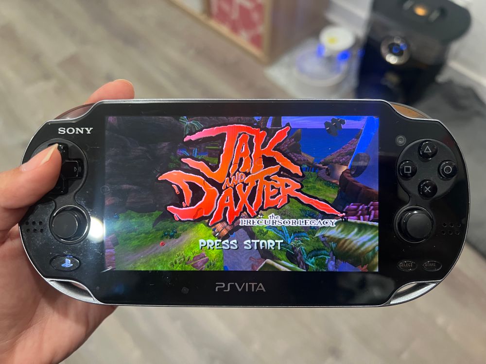 Jak and Daxter on the PS vita. 