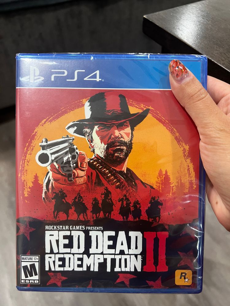 Physical copy of Red dead redemption 2 for PS4 