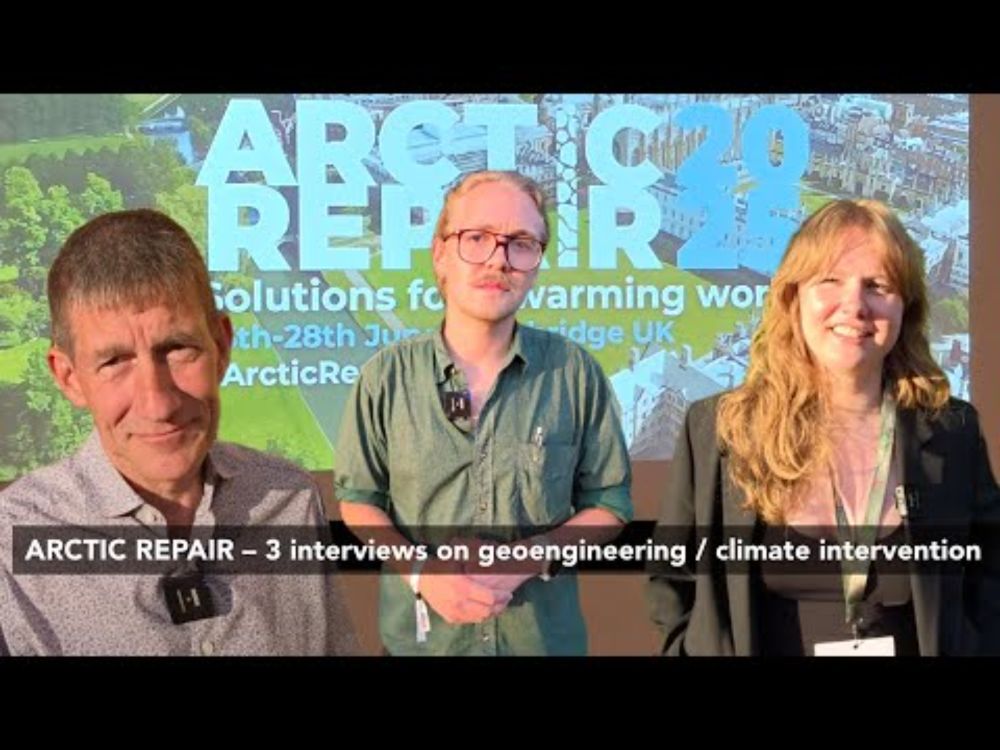 Arctic Repair–3 views on climate risk, climate engineering + imagining a future despite the risks.
