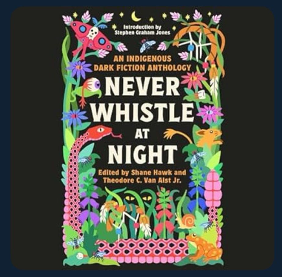 Cover of the anthology “Never Whistle at Night”