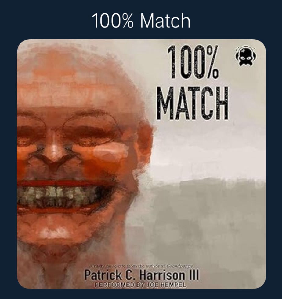 Cover of the novel 100% Match by Patrick C. Harris III