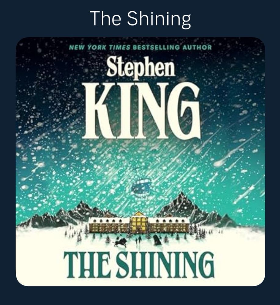 Cover of the novel The Shining by Stephen King