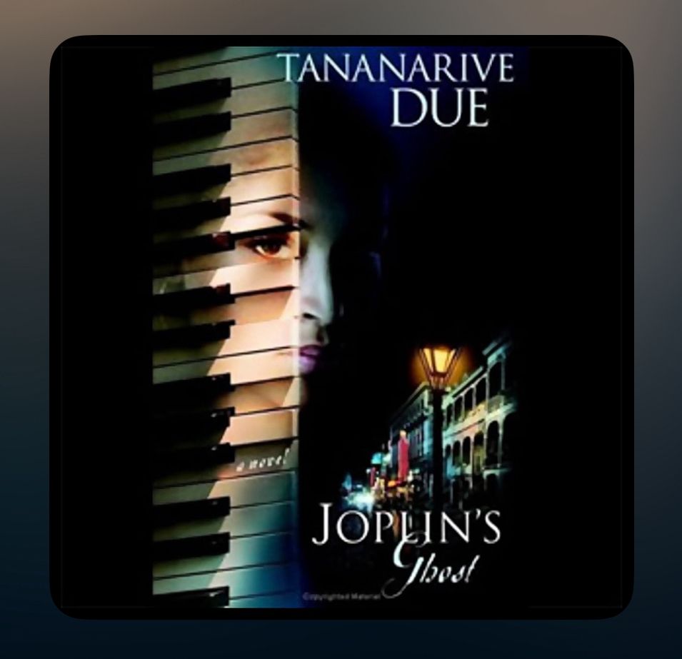 Cover of the novel “Joplin’s Ghost” by Tananarive Due. 