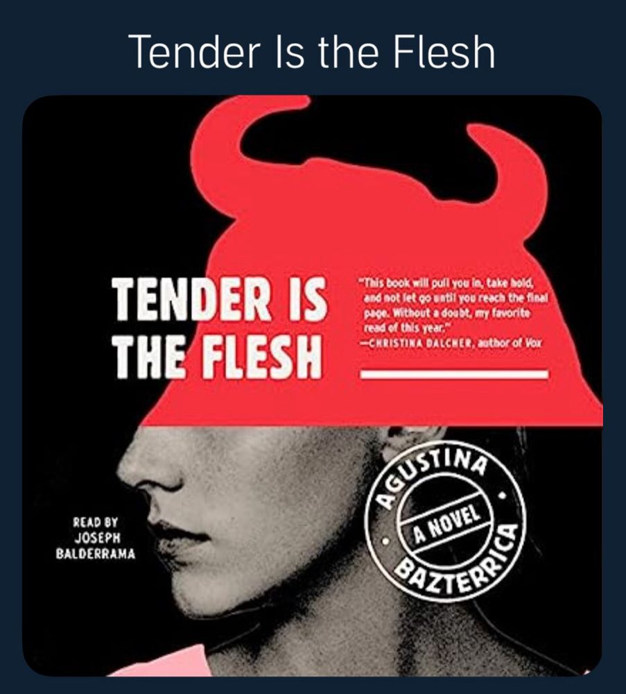 Cover of the novel Tender is the Flesh by Agustina Bazterrica