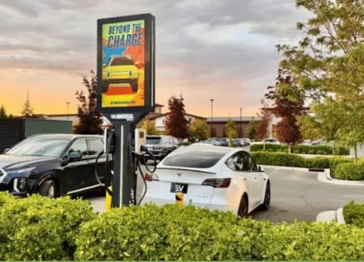 When you dig deeper into what makes a charging location better than the surrounding competition suddenly those companies who spent more money in permits to build distinguishable, high visibility roofi...