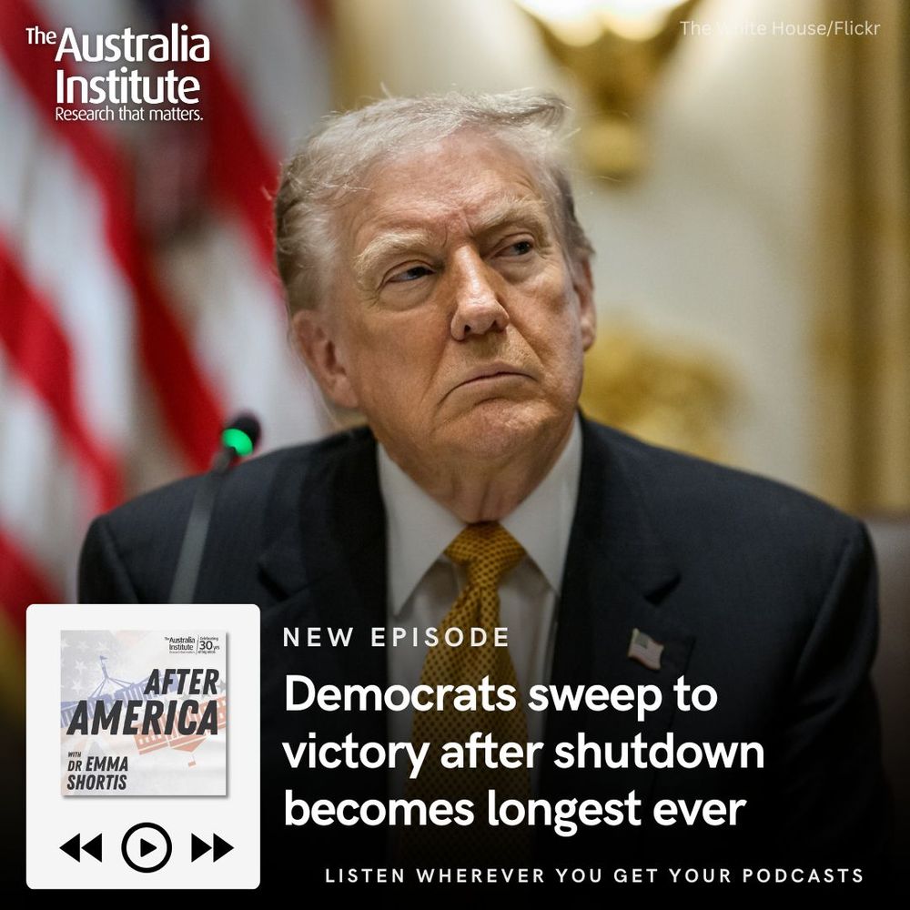 Photo of President Donald Trump in the White House
NEW EPISODE | Democrats sweep to victory after shutdown becomes longest ever
Listen to After America via the link or wherever you get your podcasts