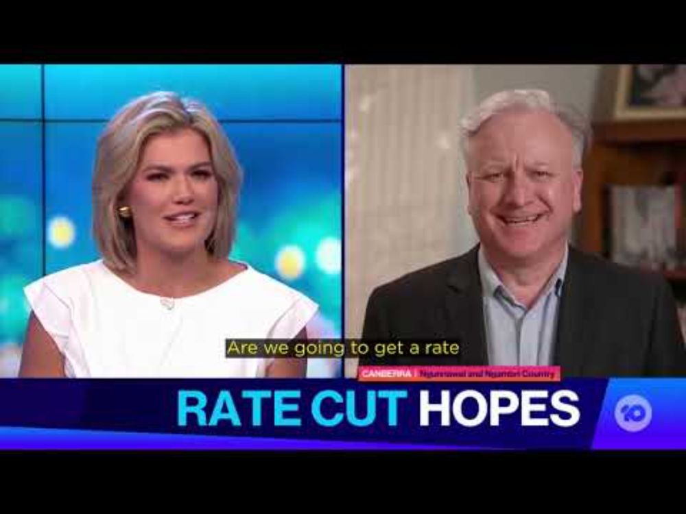 What are the chances of a rate cut in early 2025? | Greg Jericho on The Project