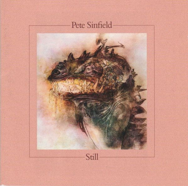 This is the cover of Still by Pete Sinfield, released in 1973 by Manticore Records. The artwork is by Sulamith Wülfing, taken from a postcard Sinfield bought while on a day out in Sausalito when King Crimson performed in San Francisco in December 1969. 