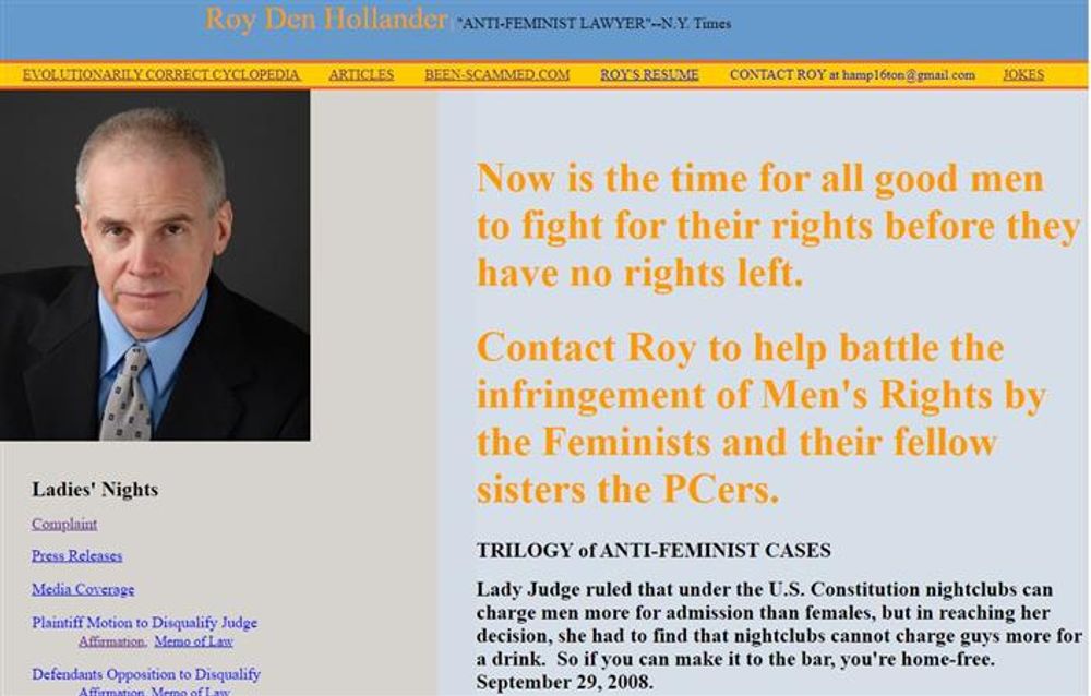 Roy Den Hollander: Men's Rights Activist Lawyer Found Dead