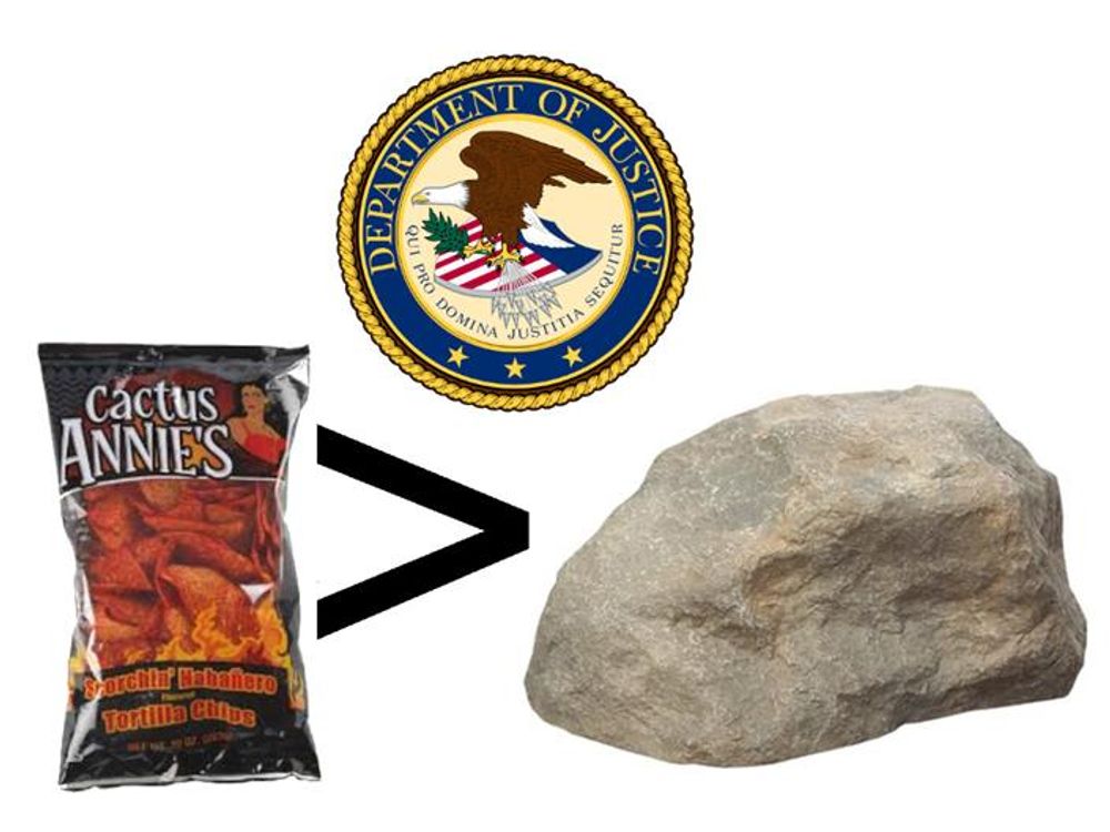 Throwing Food Worse Than Throwing Rocks According to Feds