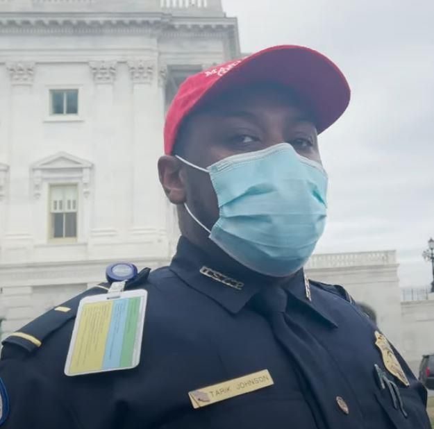 Capitol Police Lt. Tarik Johnson Suspended for Wearing MAGA Hat