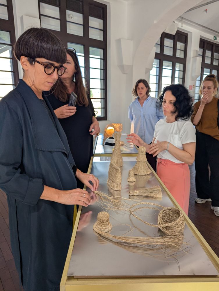 Weaving projects from the summer school