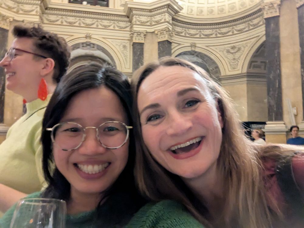 Sabina Riedl and me.