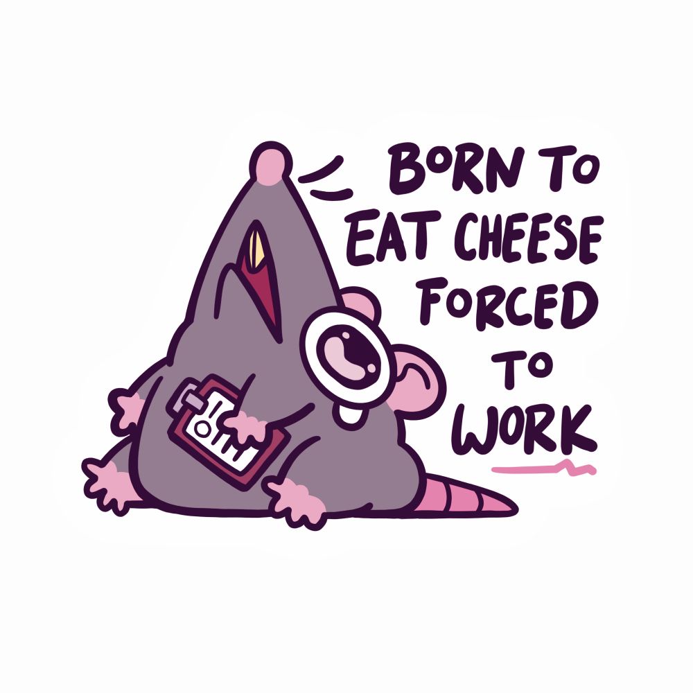 Just a Rat wanting to eat cheese