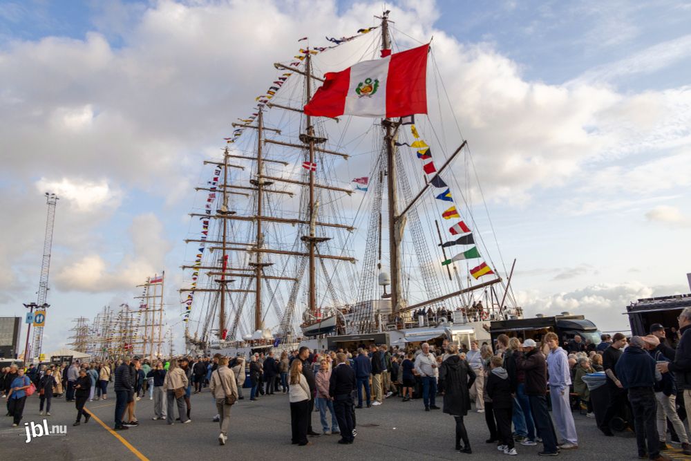 The Tall Ships Races 2025 i Esbjerg, sejlskibe ved kaj