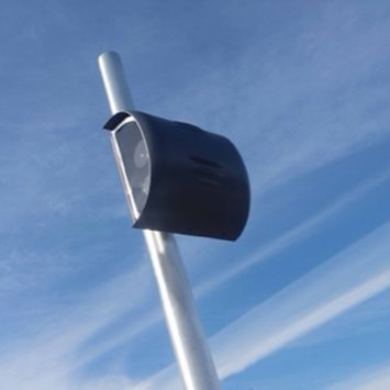 Example of automated traffic safety infrastructure.
