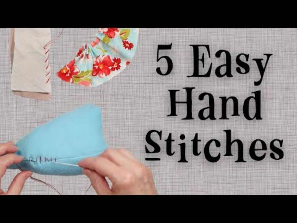 Five Easy Hand Stitches for Making Quality Dolls, Puppets, and Plushies