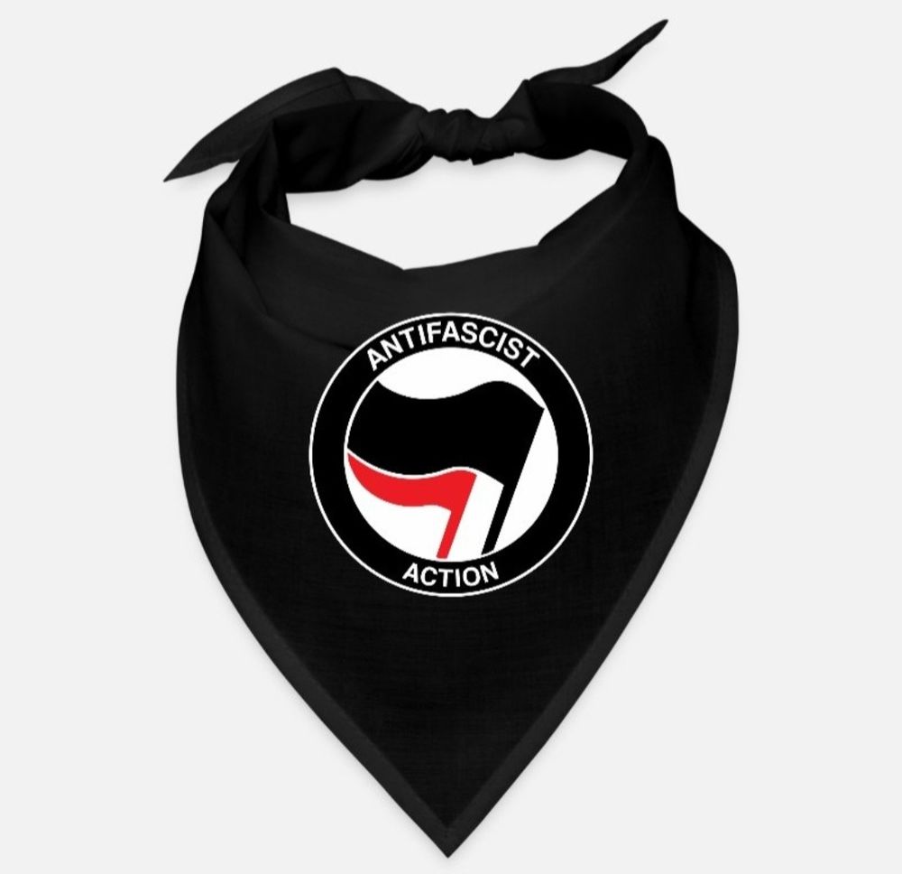 Antifascist action bandana/ scarf 