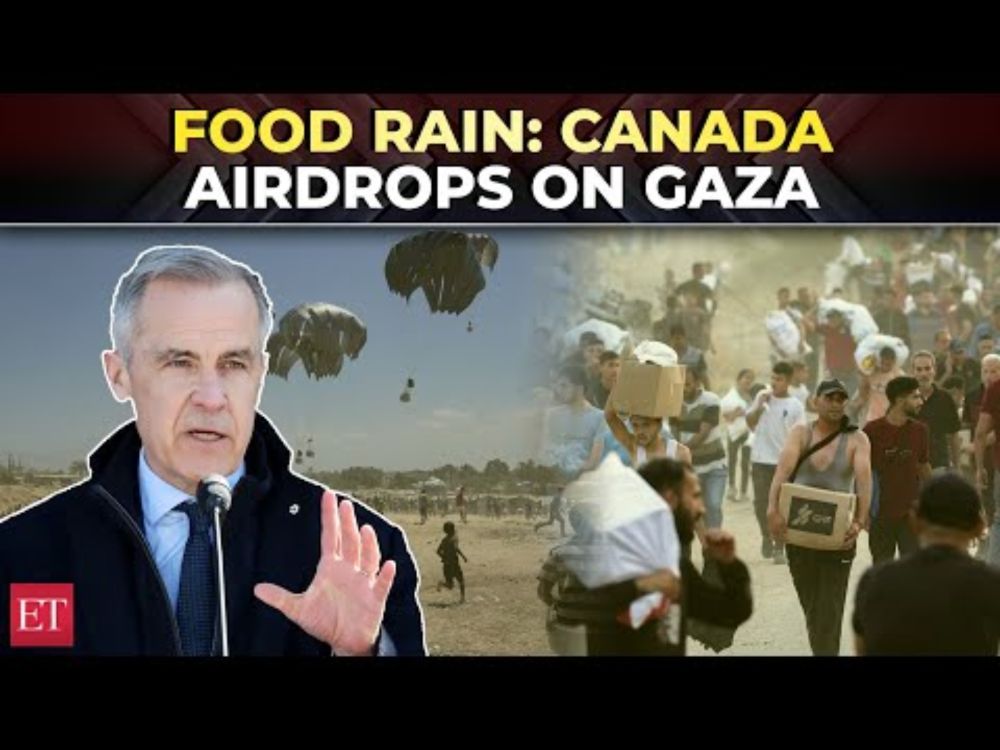 First-ever Gaza airdrop by Canada stuns Israel, calls blockade a violation of international law