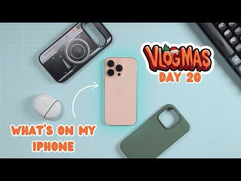 VLOGMAS 2024 - Day 20: What's on my iPhone 16 Pro