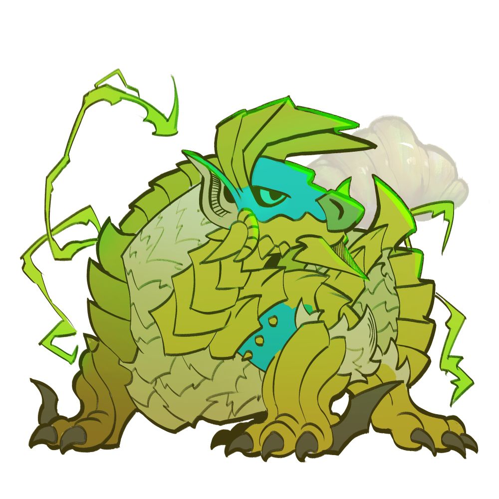 Zinogre with croissant