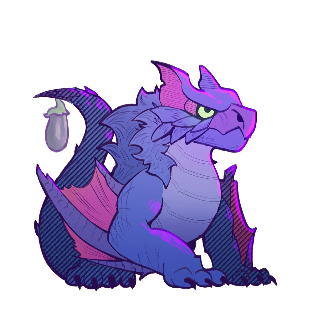 Nargacuga with eggplant