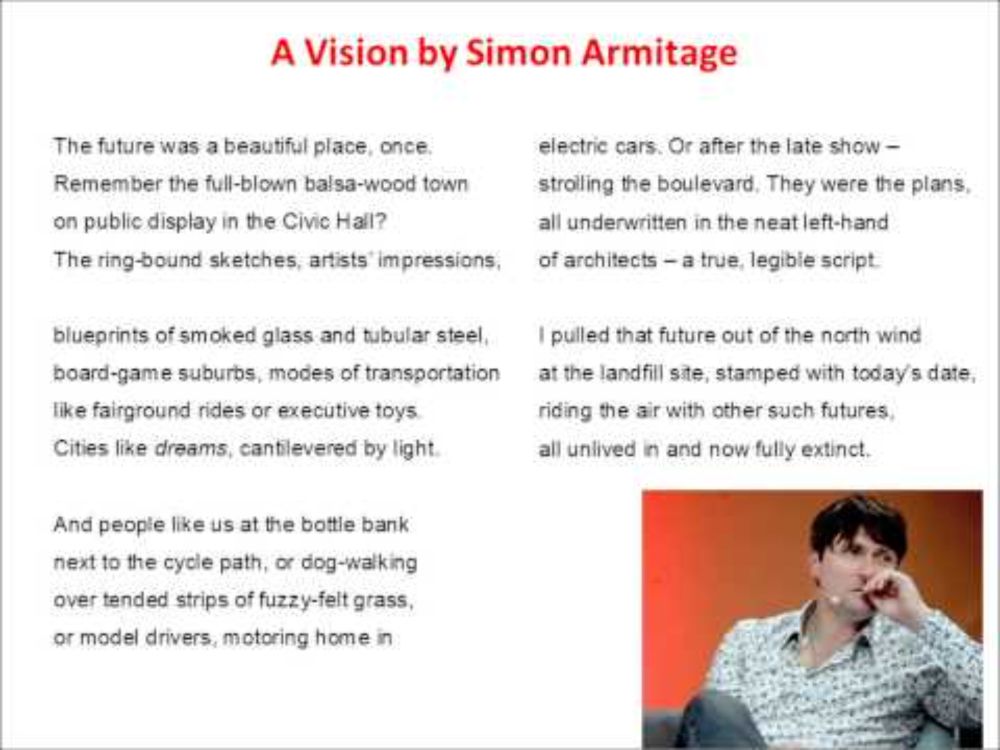 A Vision read by Simon Armitage