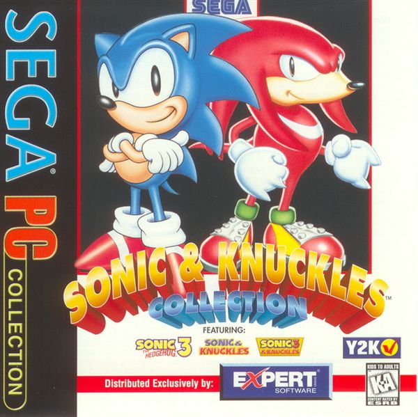 CD box art for the game "Sonic & Knuckles Collection"