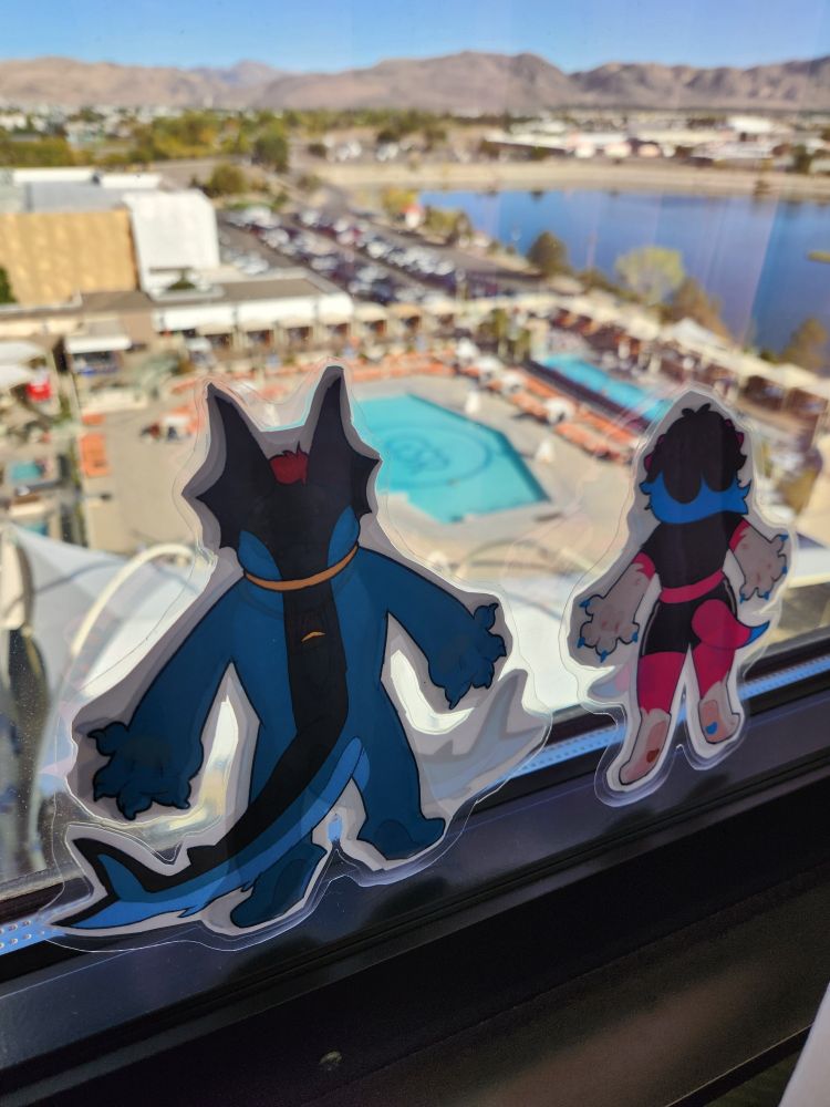 Cass and Jack longing for pool time