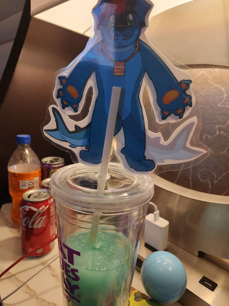 Jack drinking? Looming over a cup of Fat Tuesdays

(This was my roommates' Fat Tuesdays not mine)