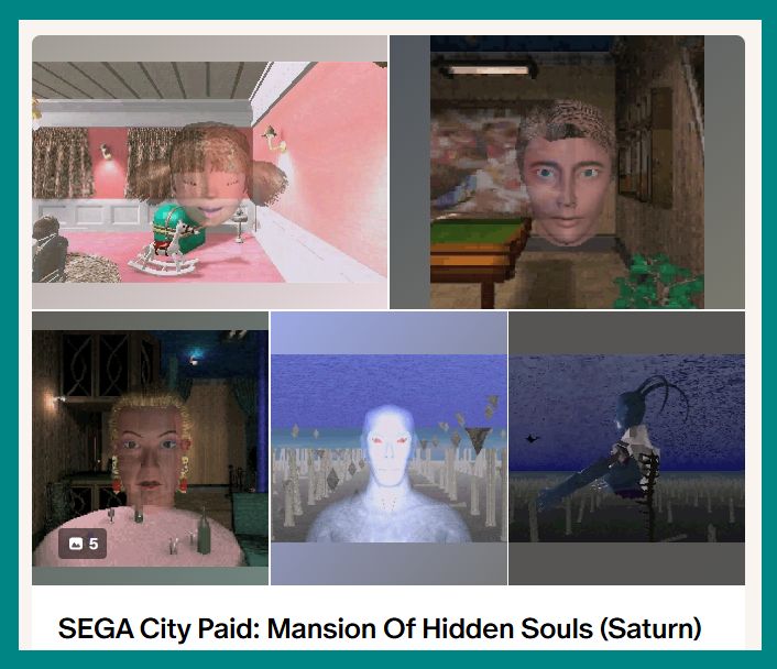 Over on the Patreon - we have a look at getting into spooky season with GIFs from 'Mansion Of Hidden Souls' on the SEGA Saturn!

Check it out by following us for free at http://www.patreon.com/Rlan !