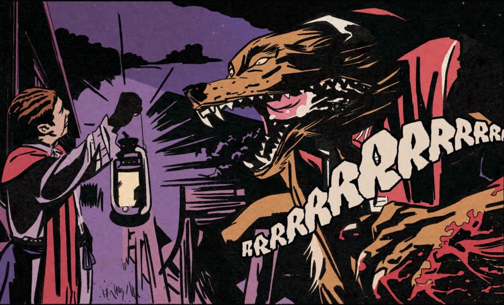 Mary Seacole, a 19th century Caribbean healer, confronts a werewolf at her camp in the Crimea one night during the 1850s war that was waged there.